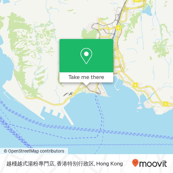 越棧越式湯粉專門店, 香港特别行政区 map