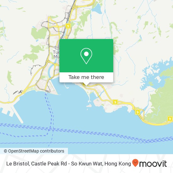 Le Bristol, Castle Peak Rd - So Kwun Wat map