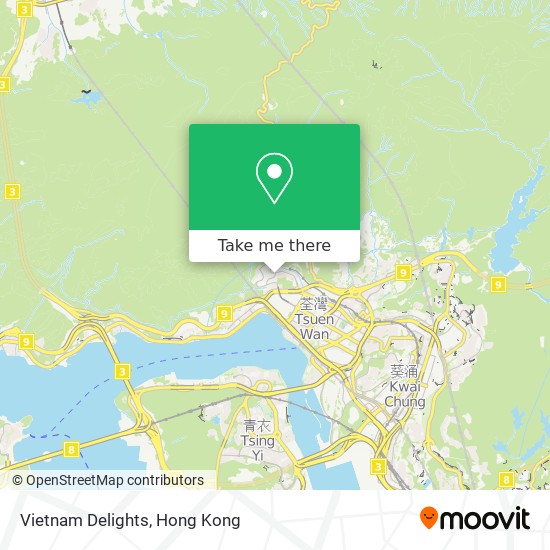 Vietnam Delights map