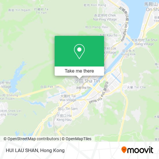 HUI LAU SHAN map