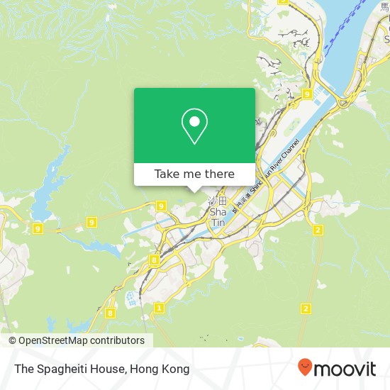 The Spagheiti House, Sha Tin Centre St 18 map