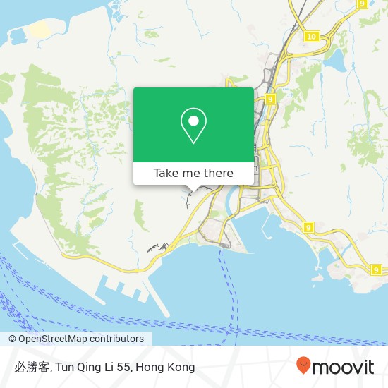 必勝客, Tun Qing Li 55 map