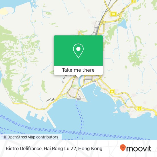 Bistro Delifrance, Hai Rong Lu 22 map