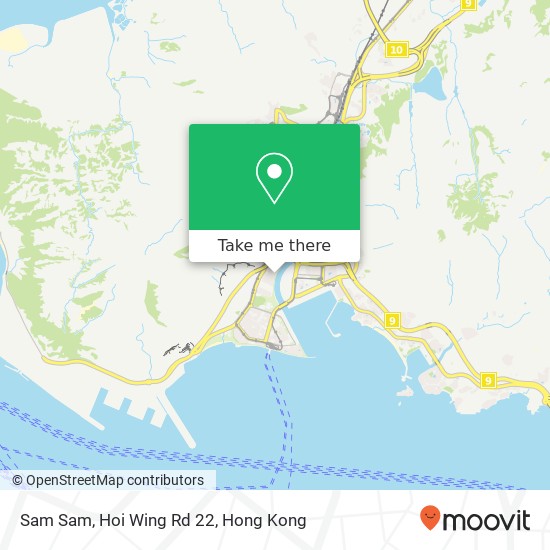 Sam Sam, Hoi Wing Rd 22 map