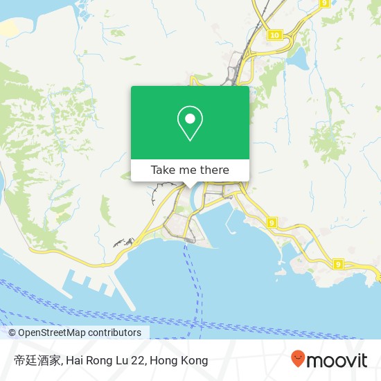 帝廷酒家, Hai Rong Lu 22 map