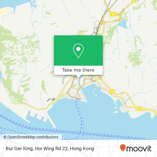 Bur Ger King, Hoi Wing Rd 22 map