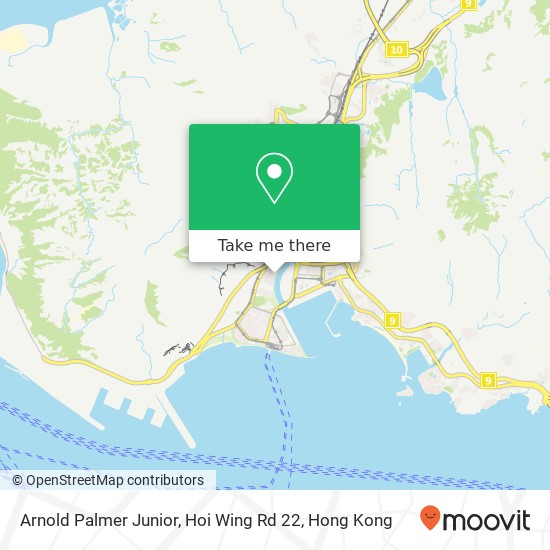 Arnold Palmer Junior, Hoi Wing Rd 22 map