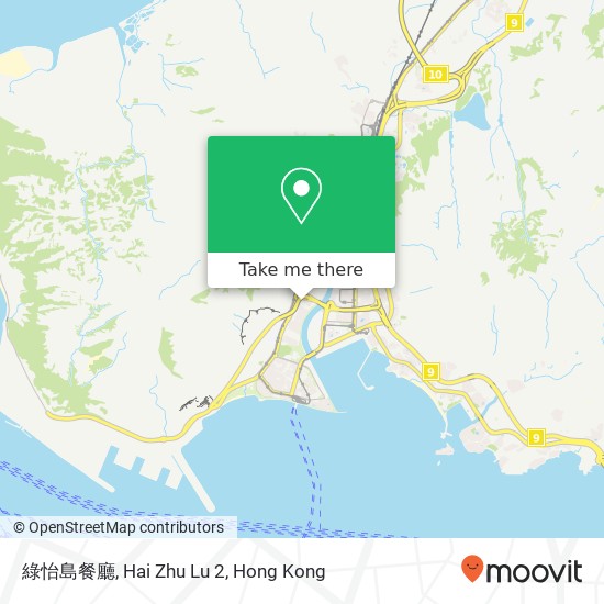綠怡島餐廳, Hai Zhu Lu 2地圖