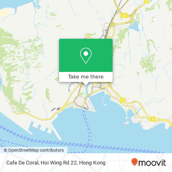 Cafe De Coral, Hoi Wing Rd 22 map