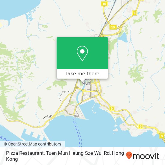Pizza Restaurant, Tuen Mun Heung Sze Wui Rd map