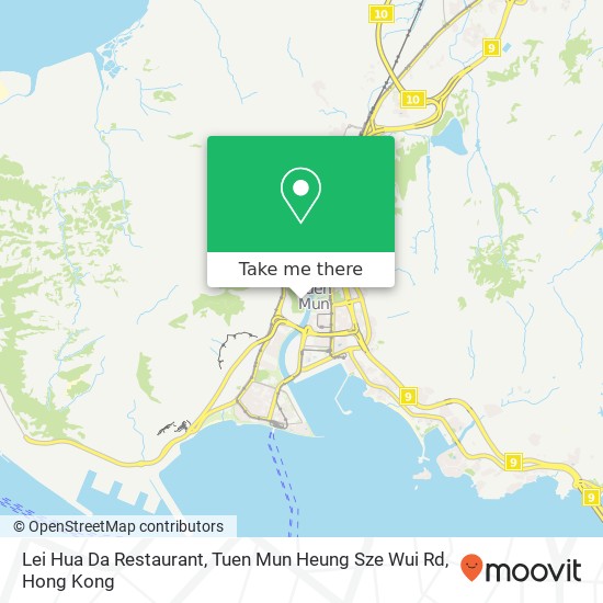 Lei Hua Da Restaurant, Tuen Mun Heung Sze Wui Rd map