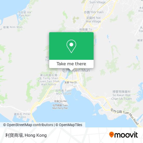 利寶商場 map