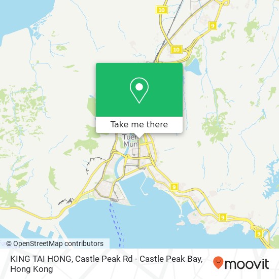 KING TAI HONG, Castle Peak Rd - Castle Peak Bay map