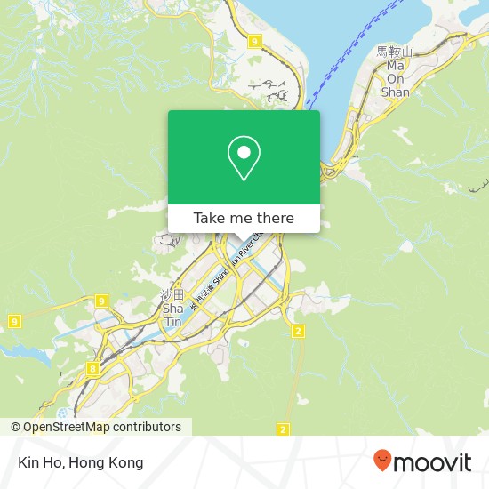 Kin Ho, On Lai St 18 map