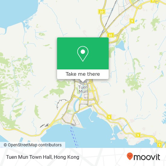 Tuen Mun Town Hall map