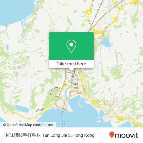 甘味讚岐手打烏冬, Tun Long Jie 3 map