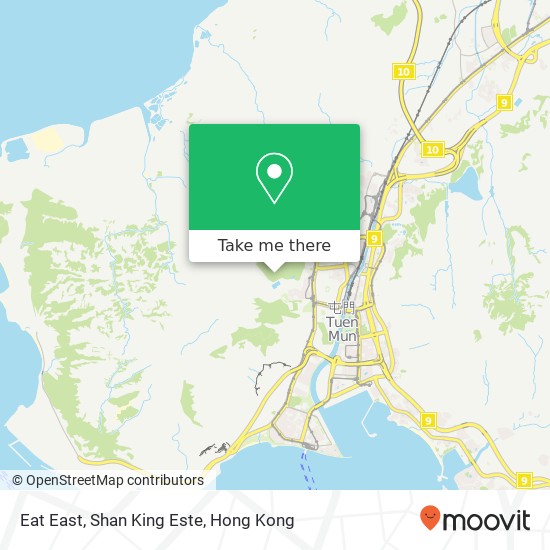 Eat East, Shan King Este map