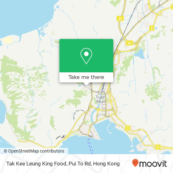 Tak Kee Leung King Food, Pui To Rd map