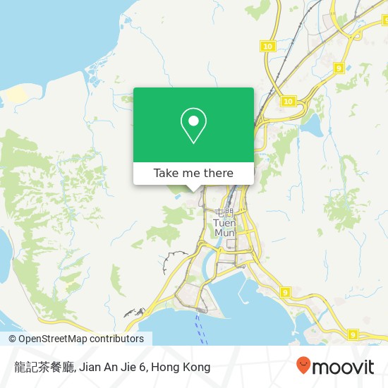 龍記茶餐廳, Jian An Jie 6 map