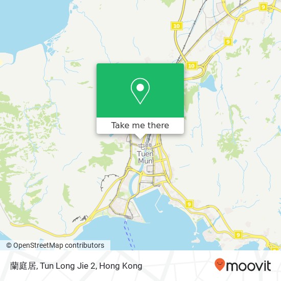 蘭庭居, Tun Long Jie 2 map