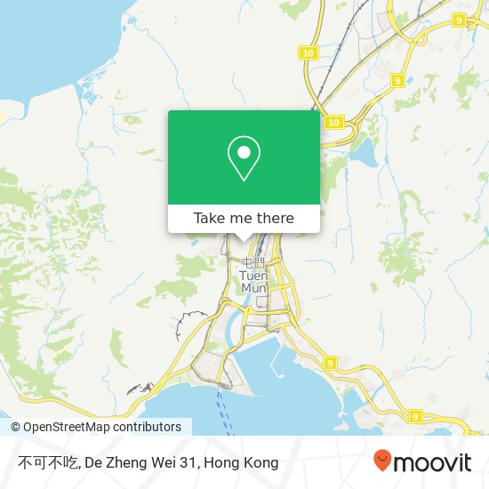 不可不吃, De Zheng Wei 31 map