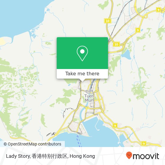 Lady Story, 香港特别行政区 map