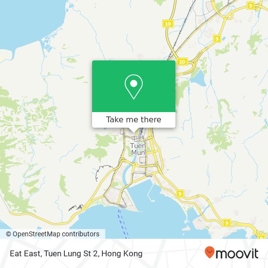 Eat East, Tuen Lung St 2 map