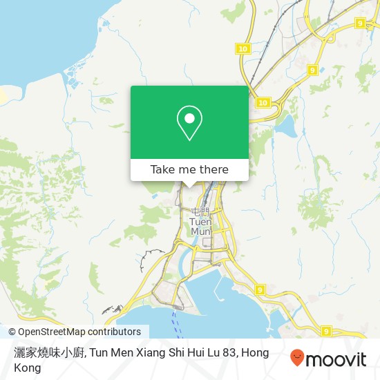灑家燒味小廚, Tun Men Xiang Shi Hui Lu 83 map