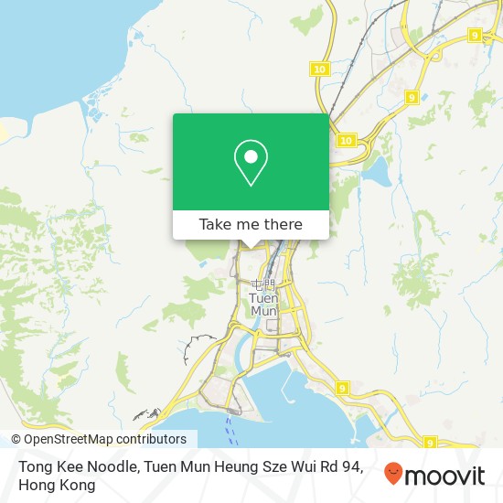 Tong Kee Noodle, Tuen Mun Heung Sze Wui Rd 94 map