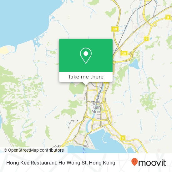 Hong Kee Restaurant, Ho Wong St map