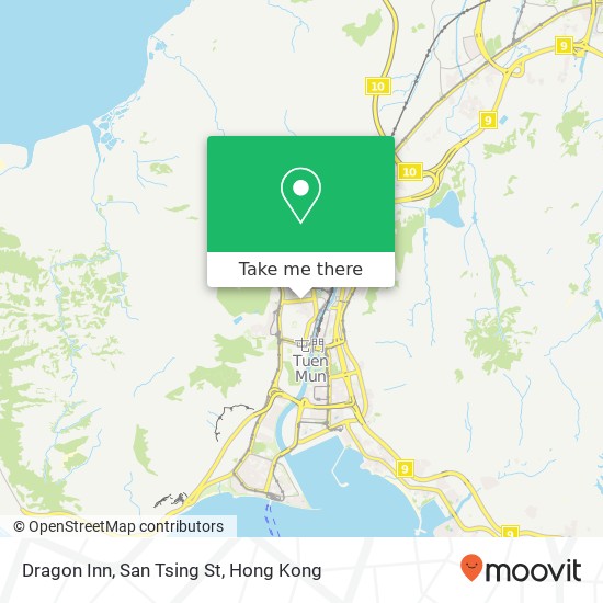 Dragon Inn, San Tsing St map