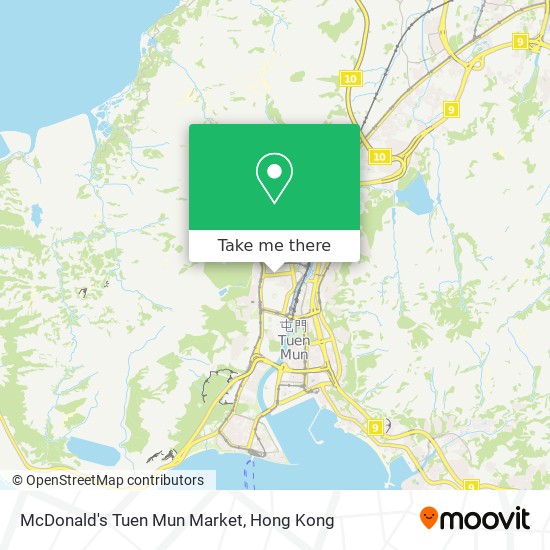 McDonald's Tuen Mun Market map