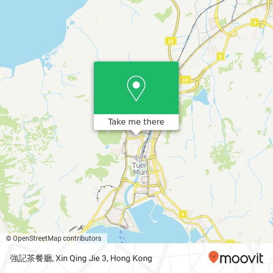 強記茶餐廳, Xin Qing Jie 3 map