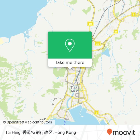 Tai Hing, 香港特别行政区 map