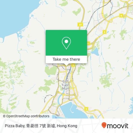 Pizza Baby, 青菱徑 7號 新墟 map