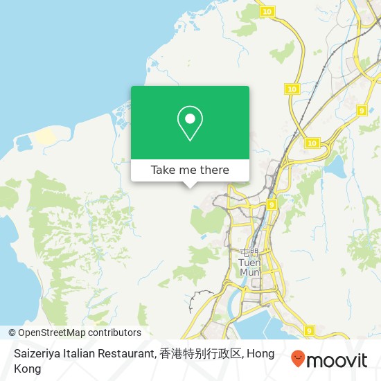 Saizeriya Italian Restaurant, 香港特别行政区 map