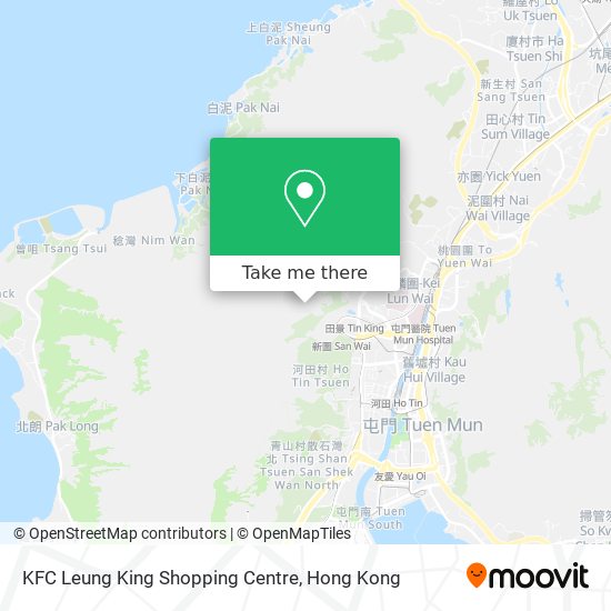 KFC Leung King Shopping Centre map