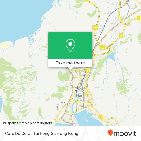 Cafe De Coral, Tai Fong St map