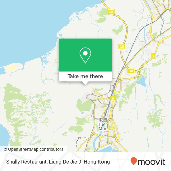 Shally Restaurant, Liang De Jie 9 map