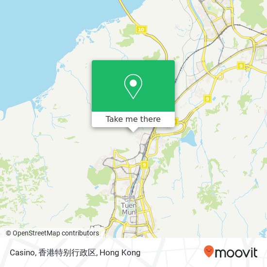 Casino, 香港特别行政区 map