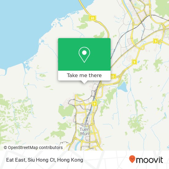 Eat East, Siu Hong Ct map
