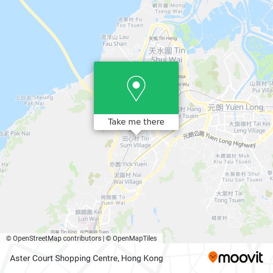 Aster Court Shopping Centre map