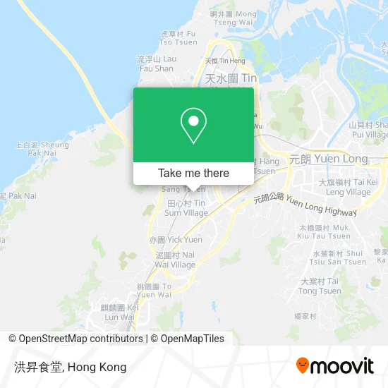 洪昇食堂地圖