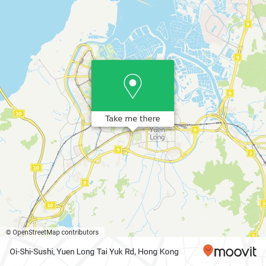 Oi-Shi-Sushi, Yuen Long Tai Yuk Rd map