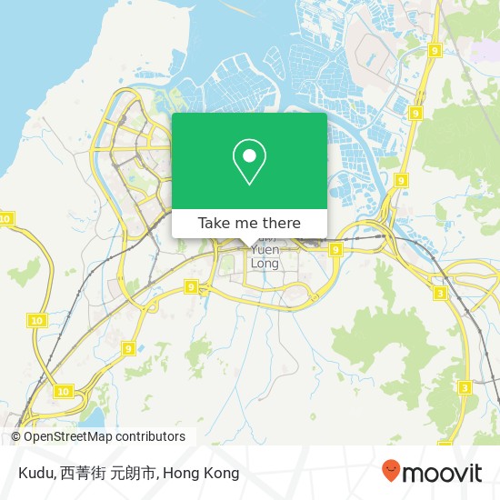 Kudu, 西菁街 元朗市 map