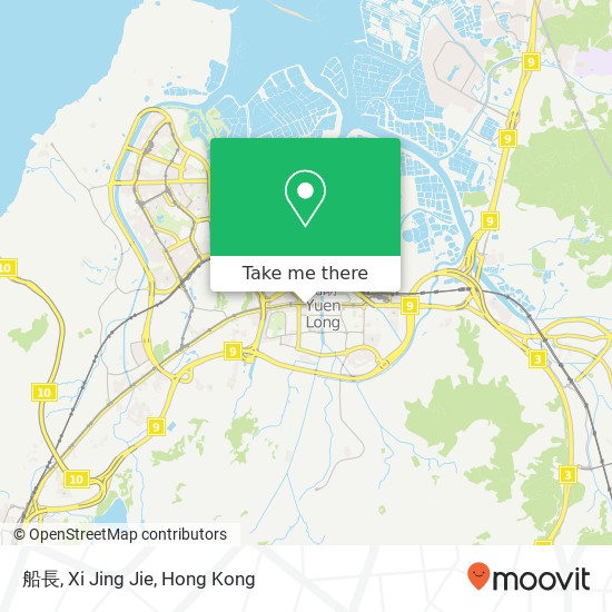 船長, Xi Jing Jie map