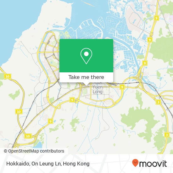Hokkaido, On Leung Ln map