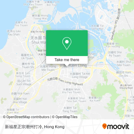 新福星正宗潮州打冷地圖