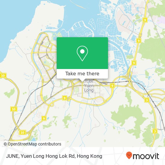 JUNE, Yuen Long Hong Lok Rd map