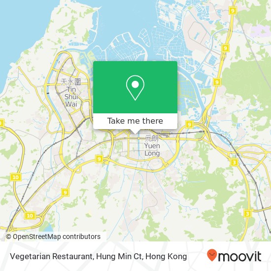 Vegetarian Restaurant, Hung Min Ct地圖